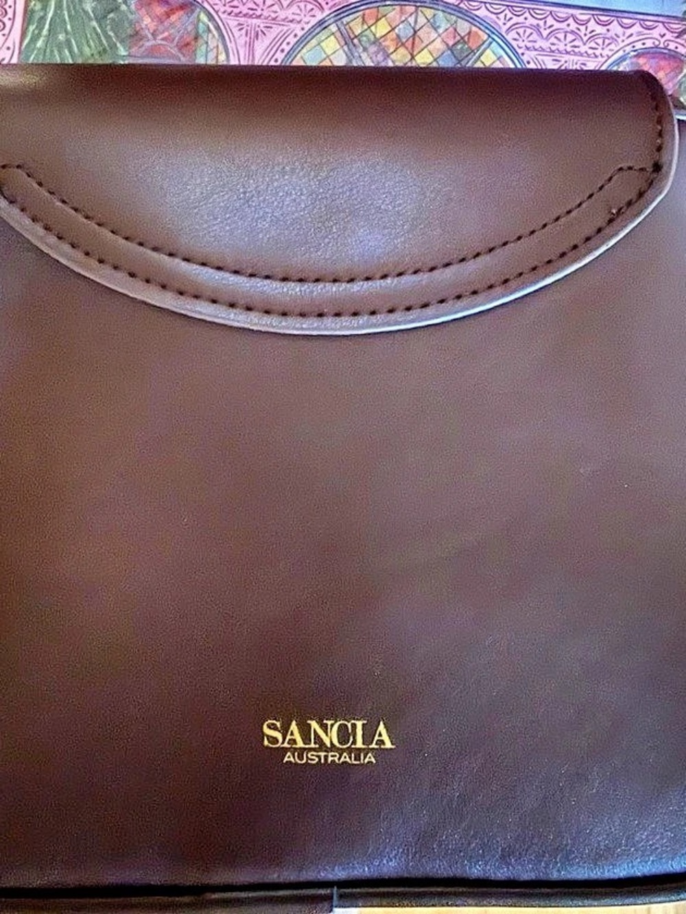 Sancia Kaia Mini Bag Brown Crossbody Bag Like New